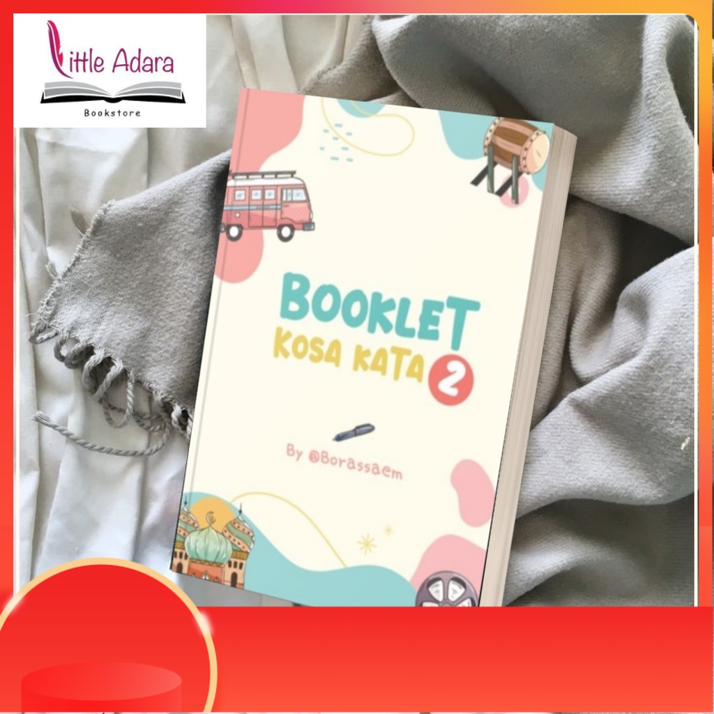 BOOKLET KOSAKATA 2 -  @Borassaem / Buku Bahasa Korea / Bahasa Korea