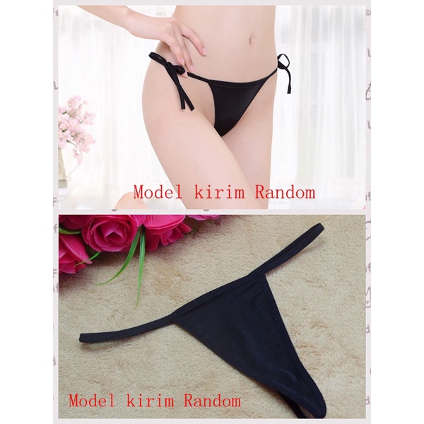 G string wanita tali Thong Celana Dalam 082c