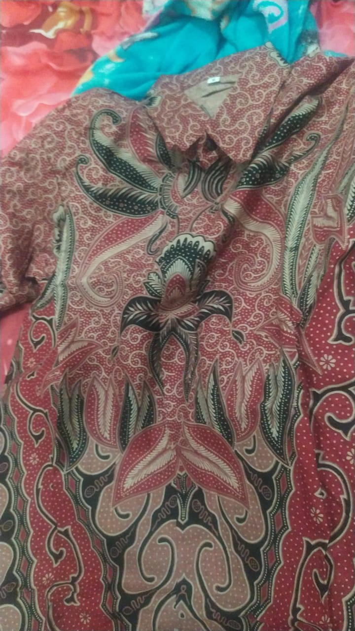 Kemeja Batik Pria Ppbtk07 Modern Lengan Panjang Casual Modis Trendy Masa Kini M L Xl Asli Pekalongan