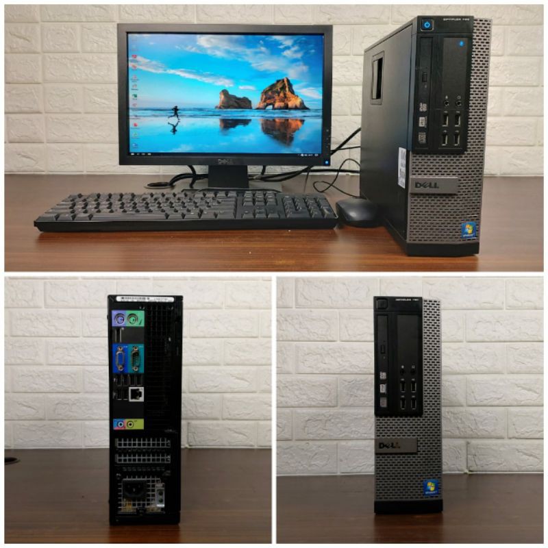 Paketan Pc Dell Optiplex 790 Core I5 2400 Ram 4 Gb Hdd 500 Gb Lcd 17inch Wide Keyboard Mouse