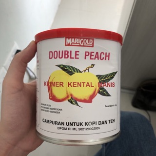 Jual Susu Kental Manis Double Peach Marigold 1Kg Indonesia|Shopee Indonesia