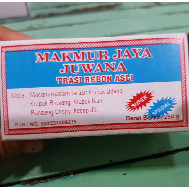 

Terasi Trasi Giling Cap Makmur Jaya Asli Juwana Pati