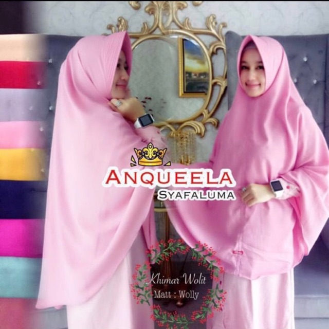 ANQUEELA | Jilbab Khimar Wolit