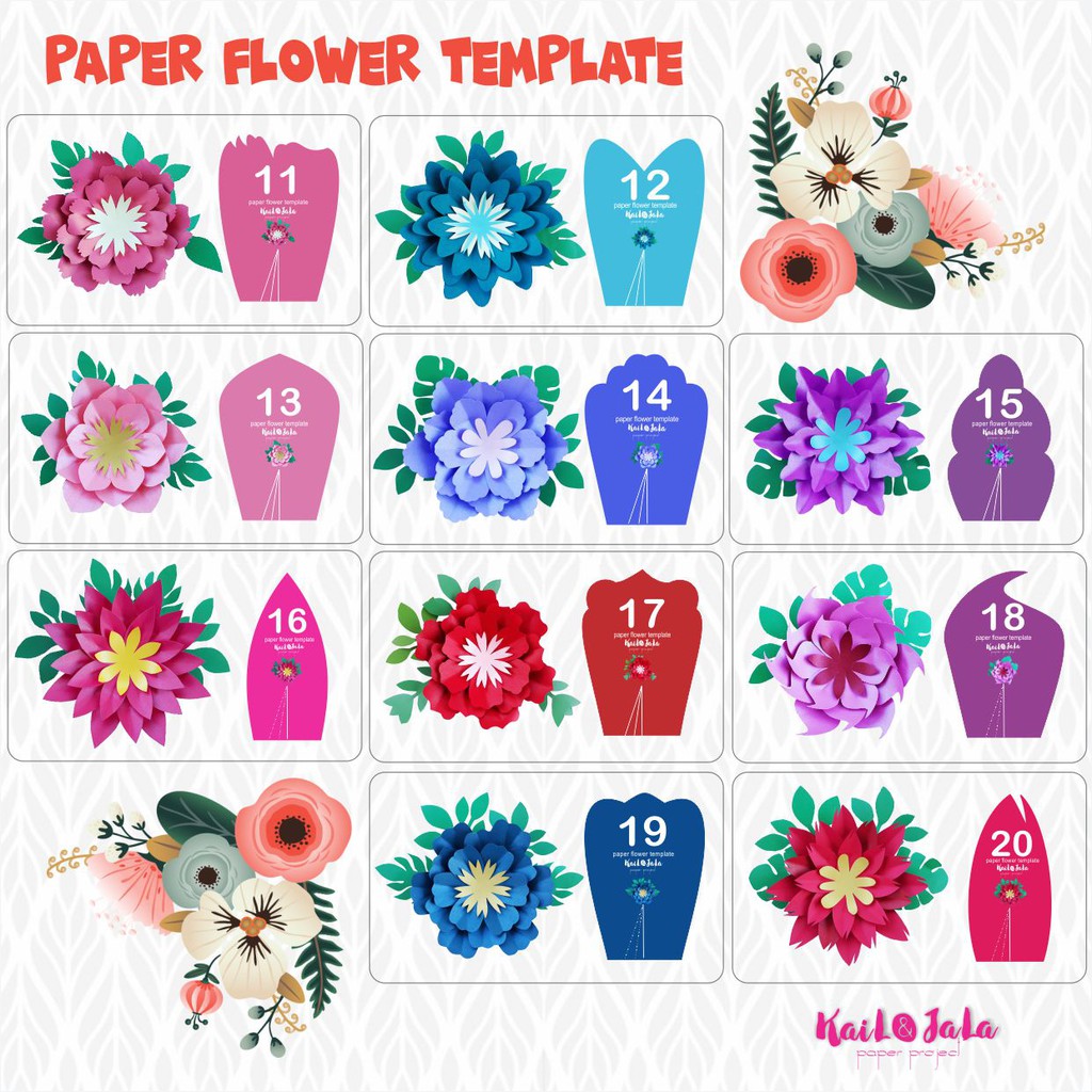 29+ Pola Paper Flower Pdf - GAMBAR BUNGA