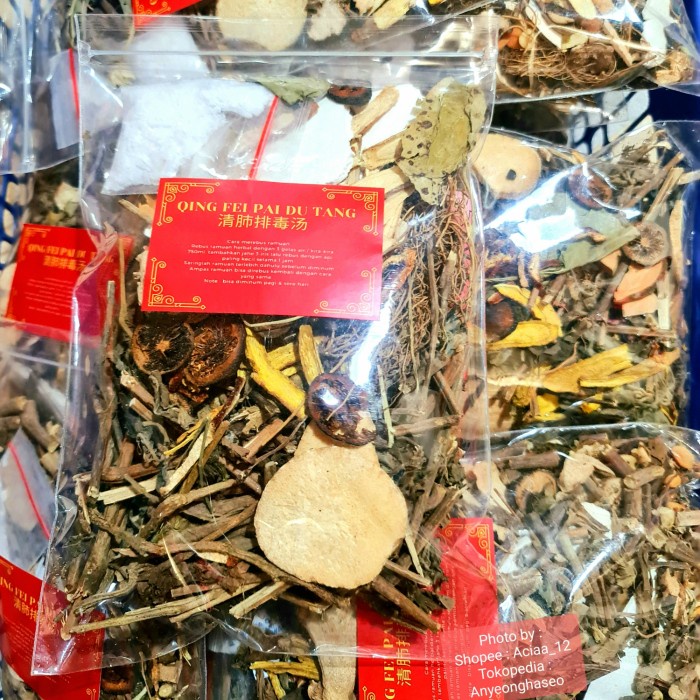 COD Ramuan Covid Shinshe paru paru /ramuan 21 macam /Qing Fei Pai Du Tang