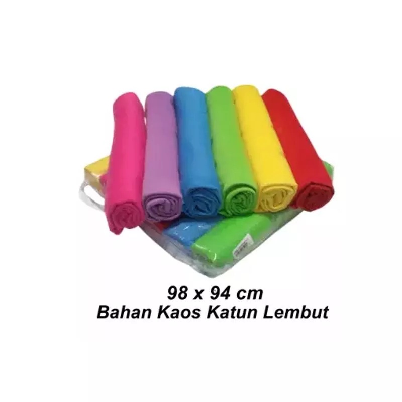 Bedong Bayi Rainbow 100X90 isi 6pcs Kain Bedong Bayi 6 in 1 / Polos Selimut Bayi Swaddle Wrap Baby Adem lembut tidak gatal