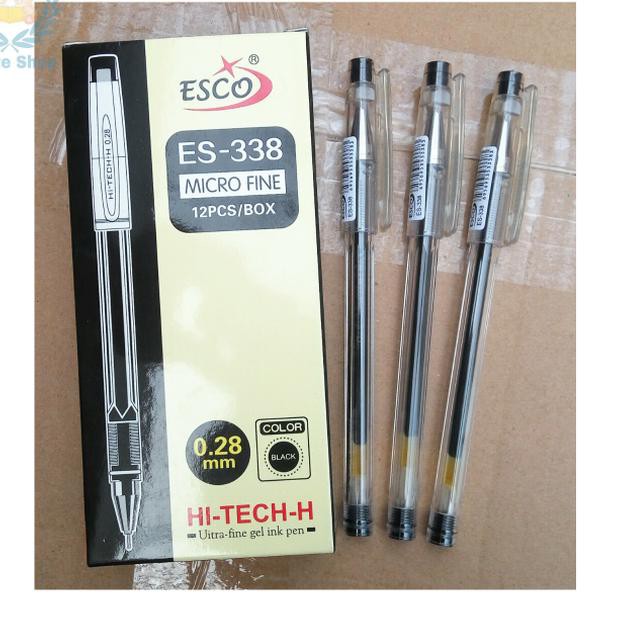 

✵ZK Pulpen ESCO ES-338 Hi-Tech-H Micro Fine 0.28mm ( Per Lusin ) ✵ ★★★★