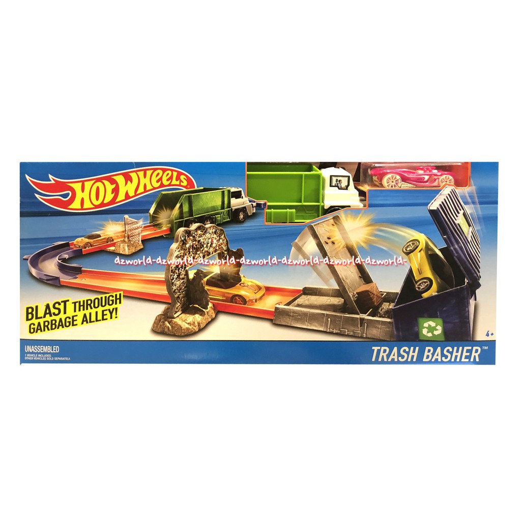 Hotwheels Trash Basher Mainan Mobil Mobilan Hot Will