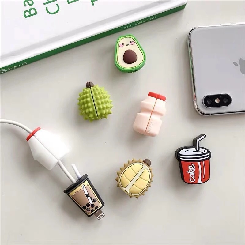 Cute Cable Protector Cable Saver / Animal Bite Charging Cord Protector / USB Charger Cable Saver Cable Wire Protector / Phone Protect Accessory for Cellphone Data Lines