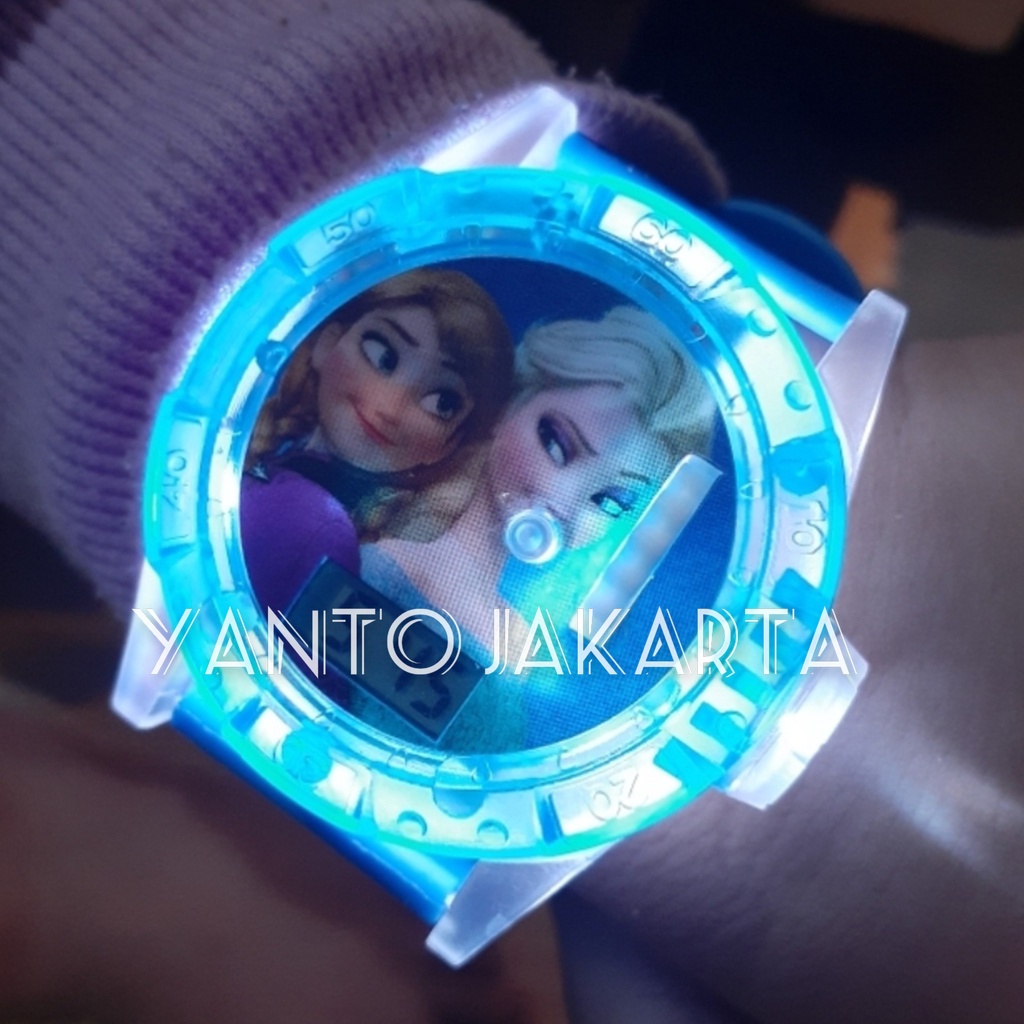 JAM TANGAN ANAK PEREMPUAN LAMPU MUSIK