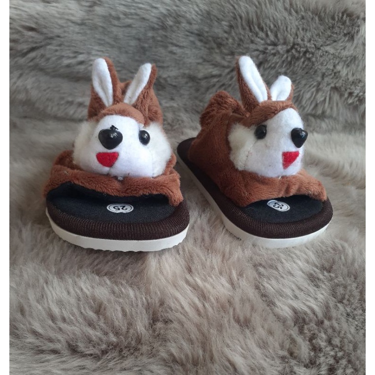 Arkn023 Sandal beby boneka kelenci