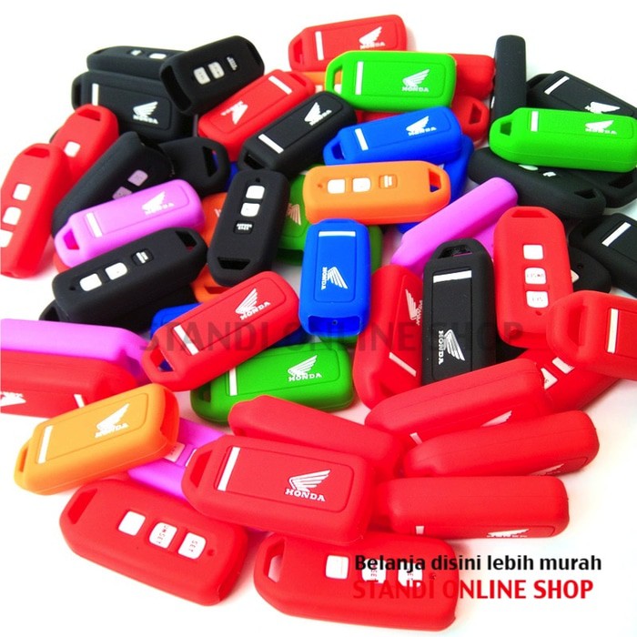 Kondom Kunci Silikon Remote Motor Honda All New Scoopy Komplit Merah