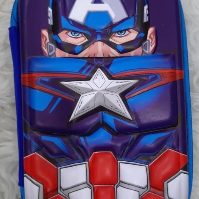 

TERLARIS Tempat Pensil/Pencil Case/HardCase/Hardtop Pencil Case/Captain Amerika/TEMPAT PENSIL AESTHETIC/TEMPAT PENSIL ANAK PEREMPUAN/TEMPAT PENSIL LUCU/TEMPAT PENSIL 3D/TEMPAT PENSIL TRANSPARAN/TEMPAT PENSIL LUCU/TEMPAT PENSIL KOREA/TEMPAT PENSIL