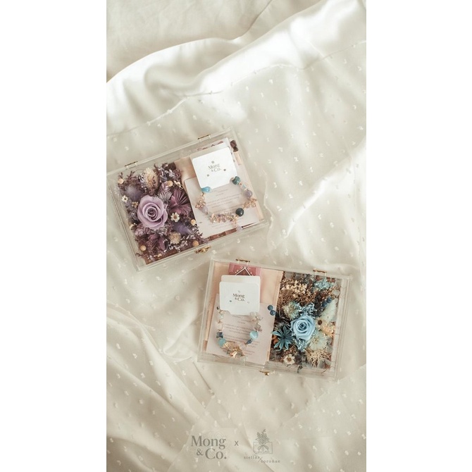 

BISA COD Mong&Co x stellar/coronae - Darling Gift Set: Jewelry Flowers Hampers TERLAKU