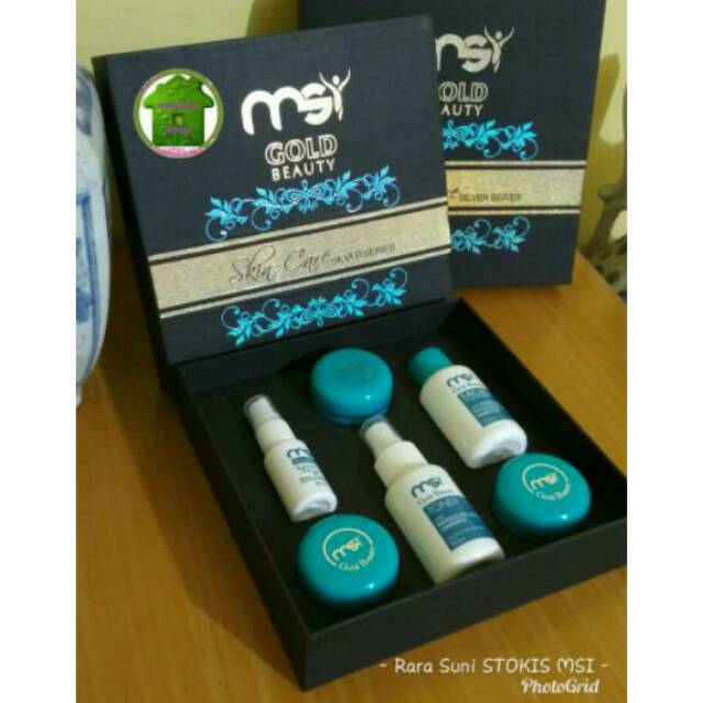 NEW MSI Gold Beauty (Krim Siang&Malam, Serum, Toner, Facial Wash, Sunscreen/Sunblock)