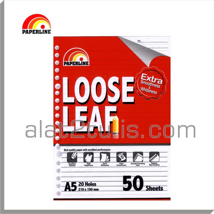 

Langsung Order Loose Leaf Paperline A5 ( 50 Sheets ) Limited