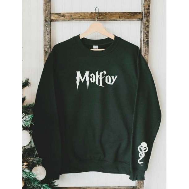 Crewneck malfoy simple jaket sweater pria wanita sweater crewneck terbaru