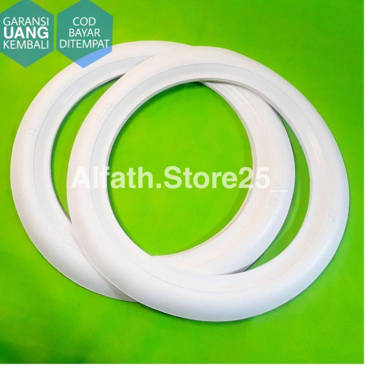 [KODE PRODUK WEDO84942] [Harga Untuk 1 Ban] (R13) Whitewall White Wall List Lis Ban Karet Ban Mobil 