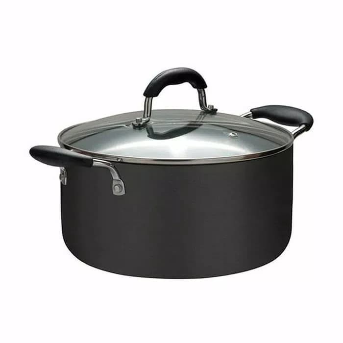 Panci Soup Premium Quality FINCOOK Dutch Oven 24 cm Hard Anodized DO2401HA 24cm
