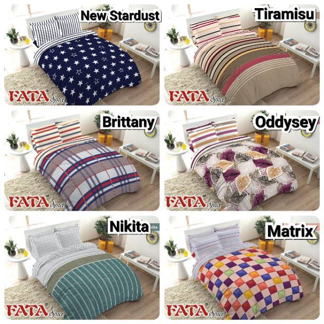 Fata Bed Cover Fata Signature King Size 180x200 Queen Size 160x200 Shopee Indonesia