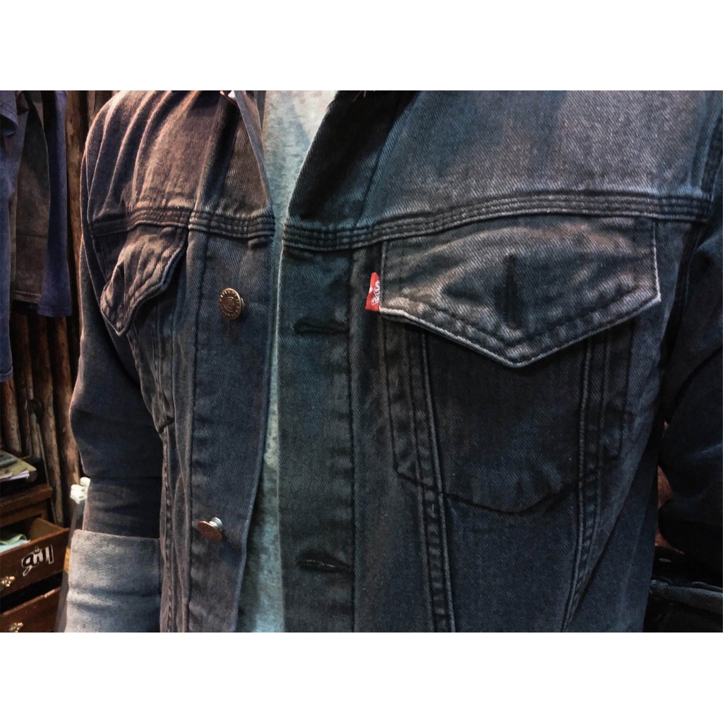 Jaket Jeans Vintage Sandwash Premium Denim