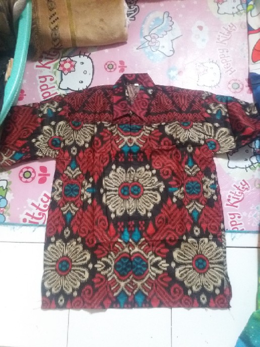 New Arrival Distro Batik Pria Bordir Sogan Hrb026 Batikaf Notoarto Batik Ipnu-ippnu Hem Pria Bel