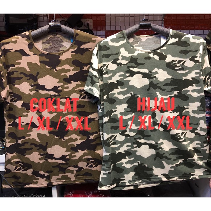 Kaos Cewe Army / Kaos Tentara / Kaos Wanita Army / Kaos Wanita Jumbo