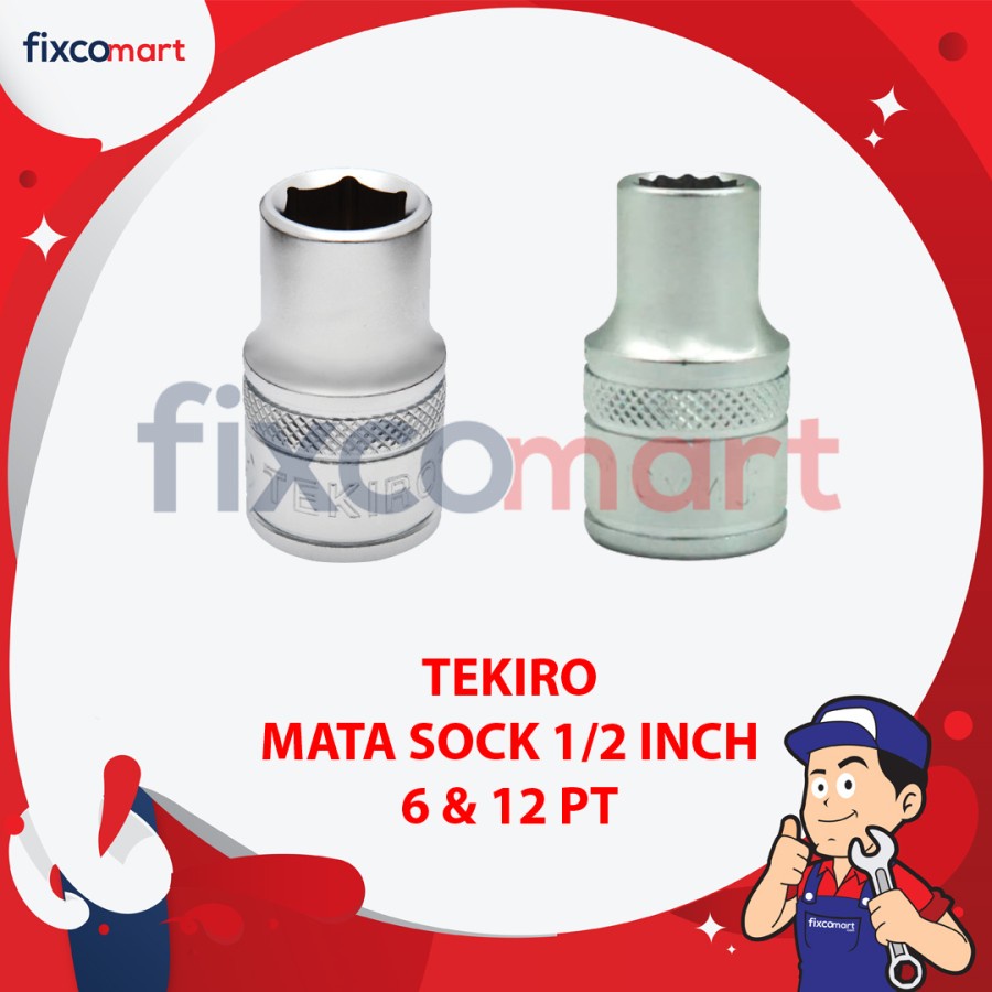 TEKIRO Mata Sock 1/2 inch 6PT (23 mm)