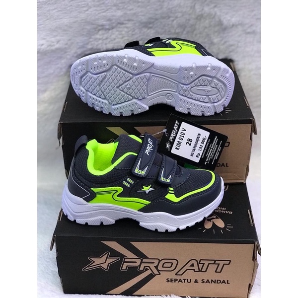 Sepatu sneakers anak PROATT KIM 010 020 4warna sz 28-33