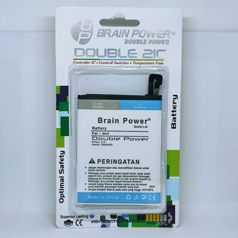 baterai batre double power xiaomi redmi note 5 note 5 pro BN45  5800MAH ori