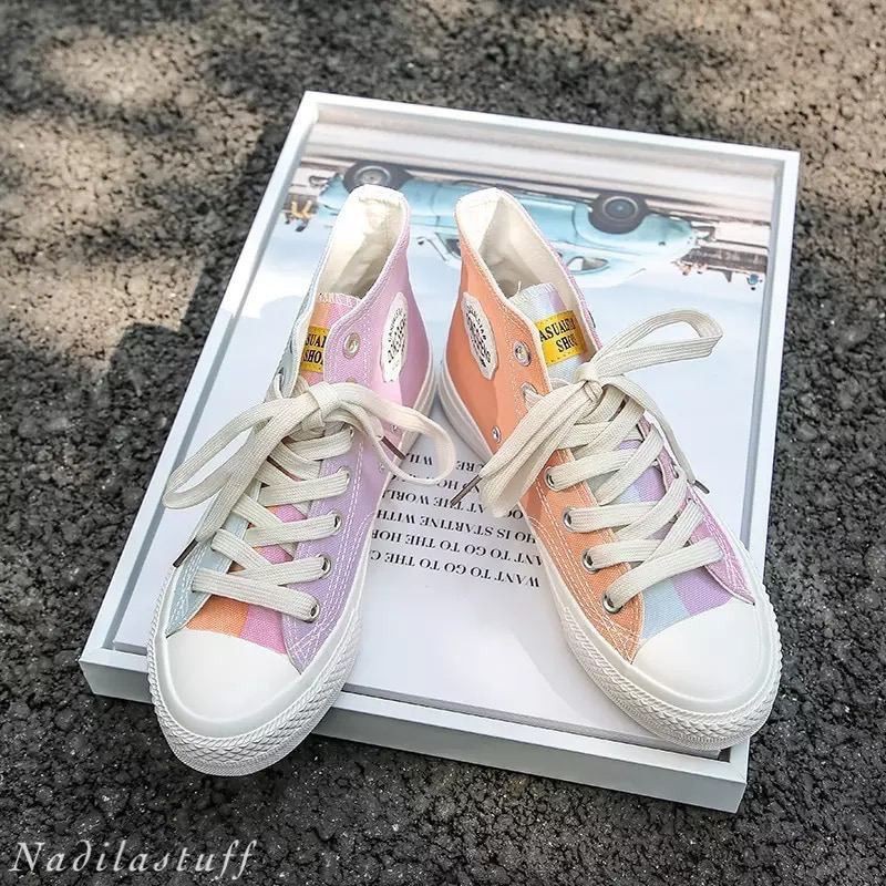 REAL ‘UV Multi Color Change’ Sepatu Ajaib Berubah Warna Siang2 •