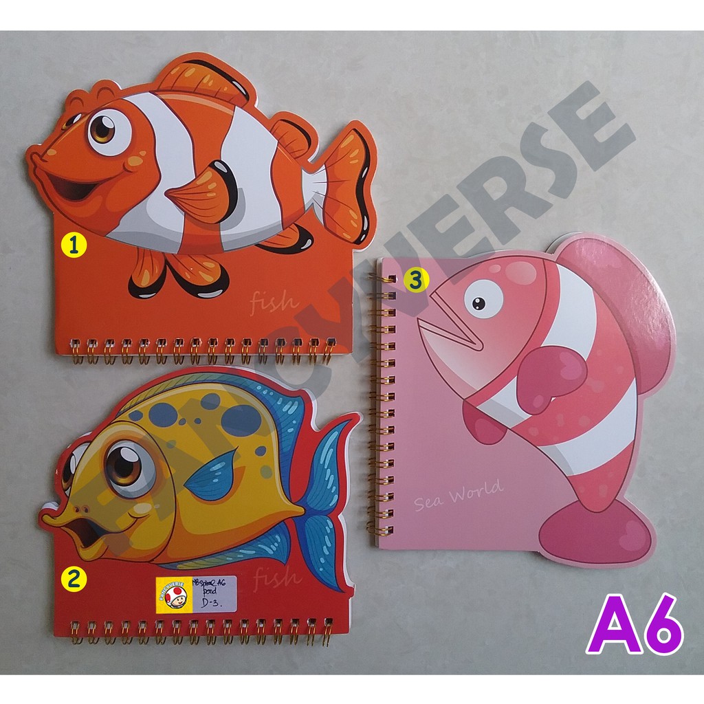 

Notebook Spiral Pond A6 Fish D-3 / Agenda Diary Notes Buku Catatan