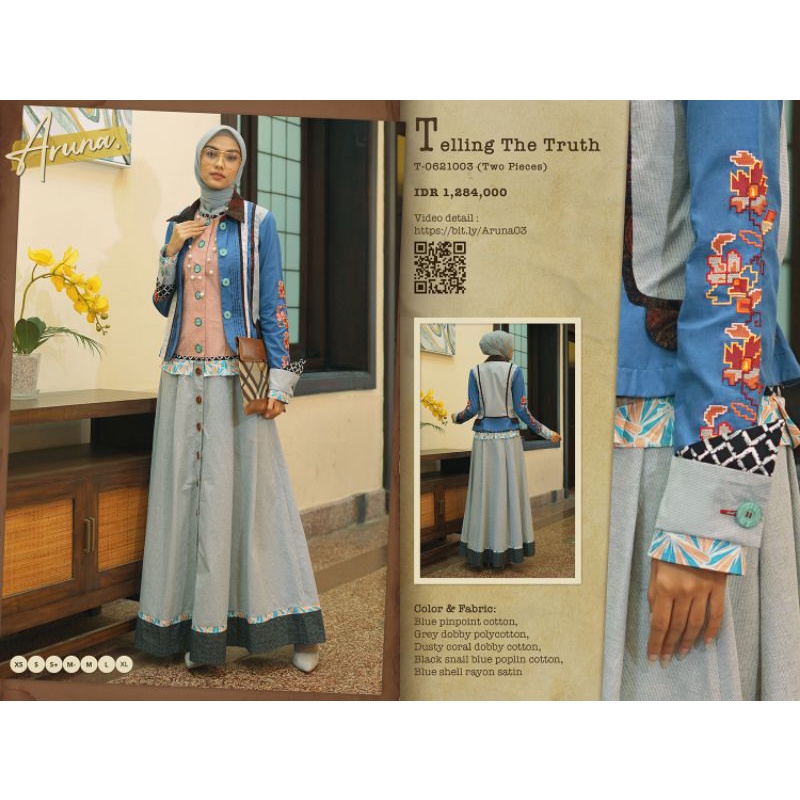 Gamis Klamby Tuneeca Aruna Flashsale T-0621