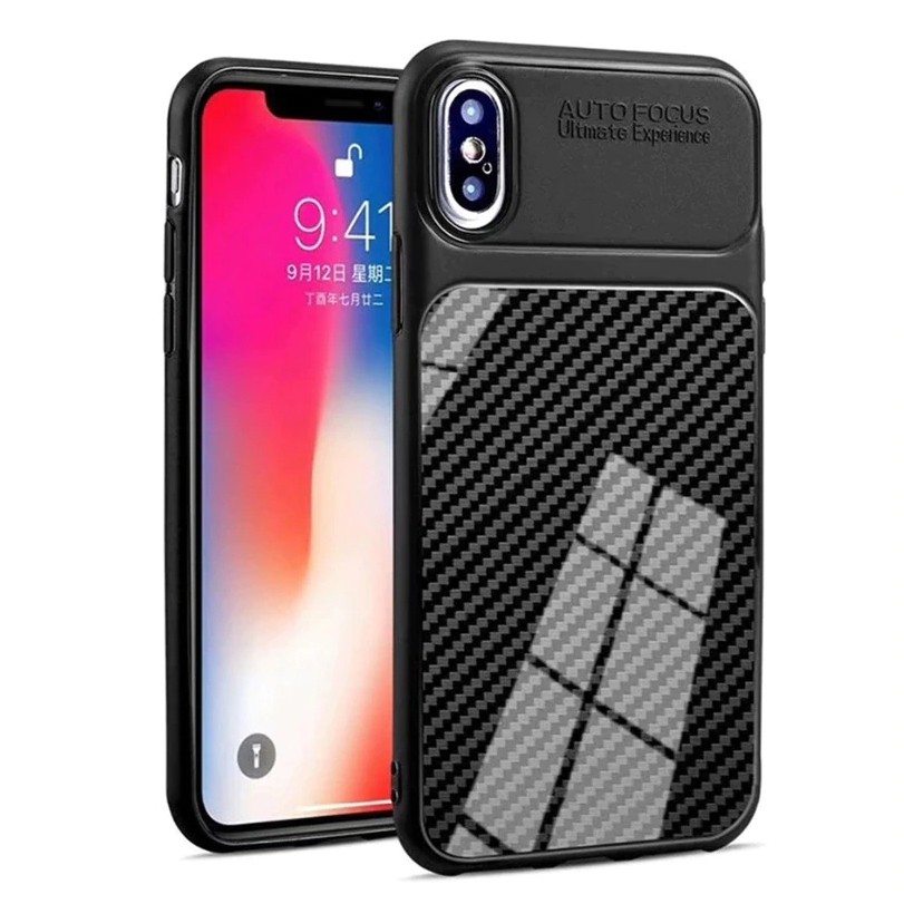 Softcase New Carbon Iphone XS Max / XR - Case New Carbon Iphone