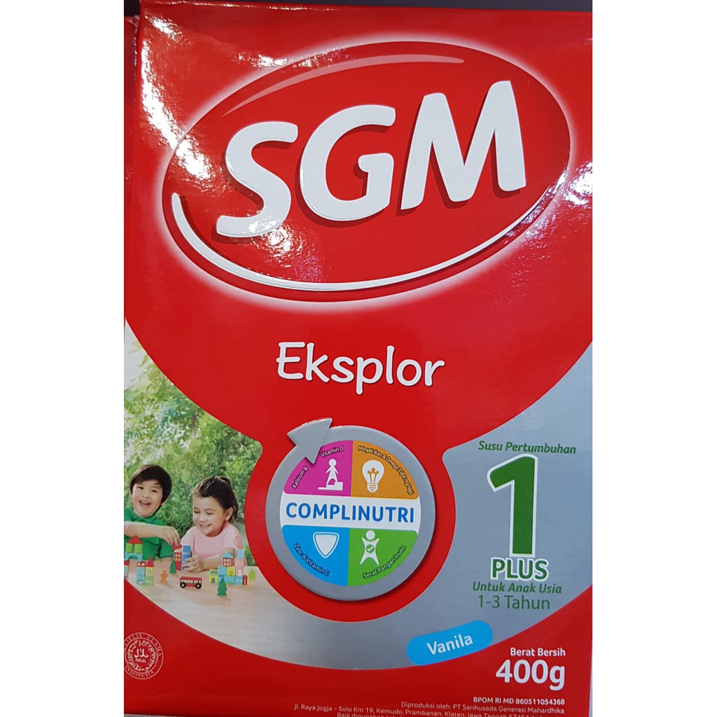 SUSU  SGM EKSPLOR 1 VANILA 400 GRAM