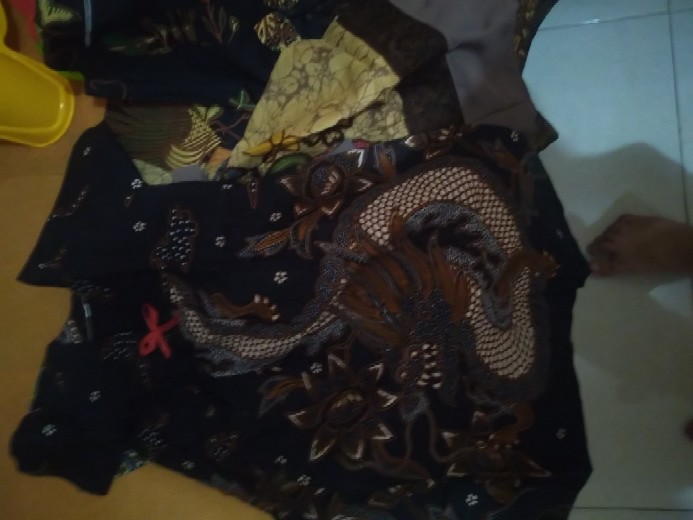 Baju Batik Anak Perempuan Umur 3-5 Tahun Susun Canda Random