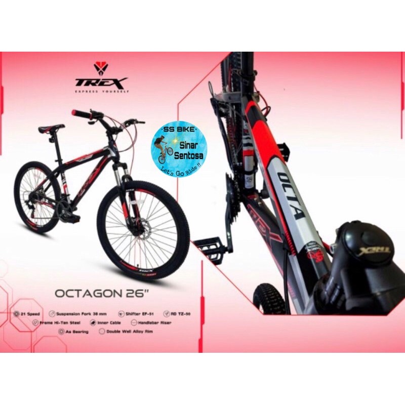 Sepeda Gunung TREX XT 780 OCTA 26"