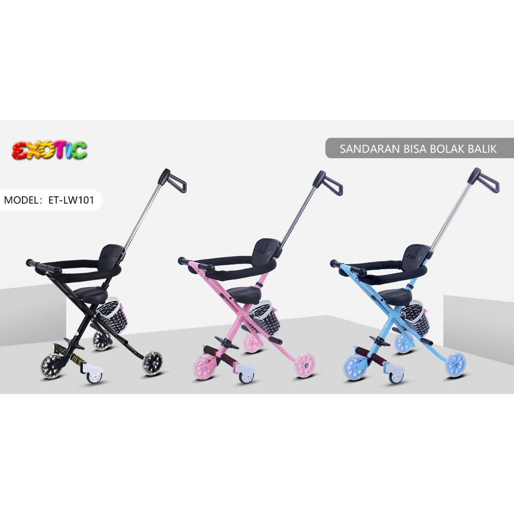 PROMO Stroller kereta  dorong  anak 3 roda  5 roda  Exotic LW 