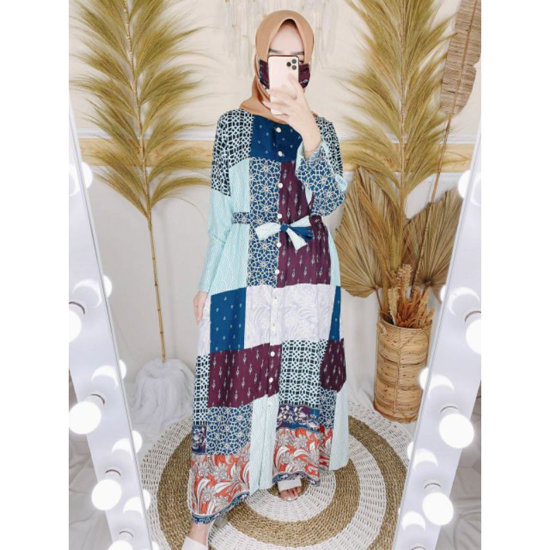 Gamis Hafizah Maxi Motof