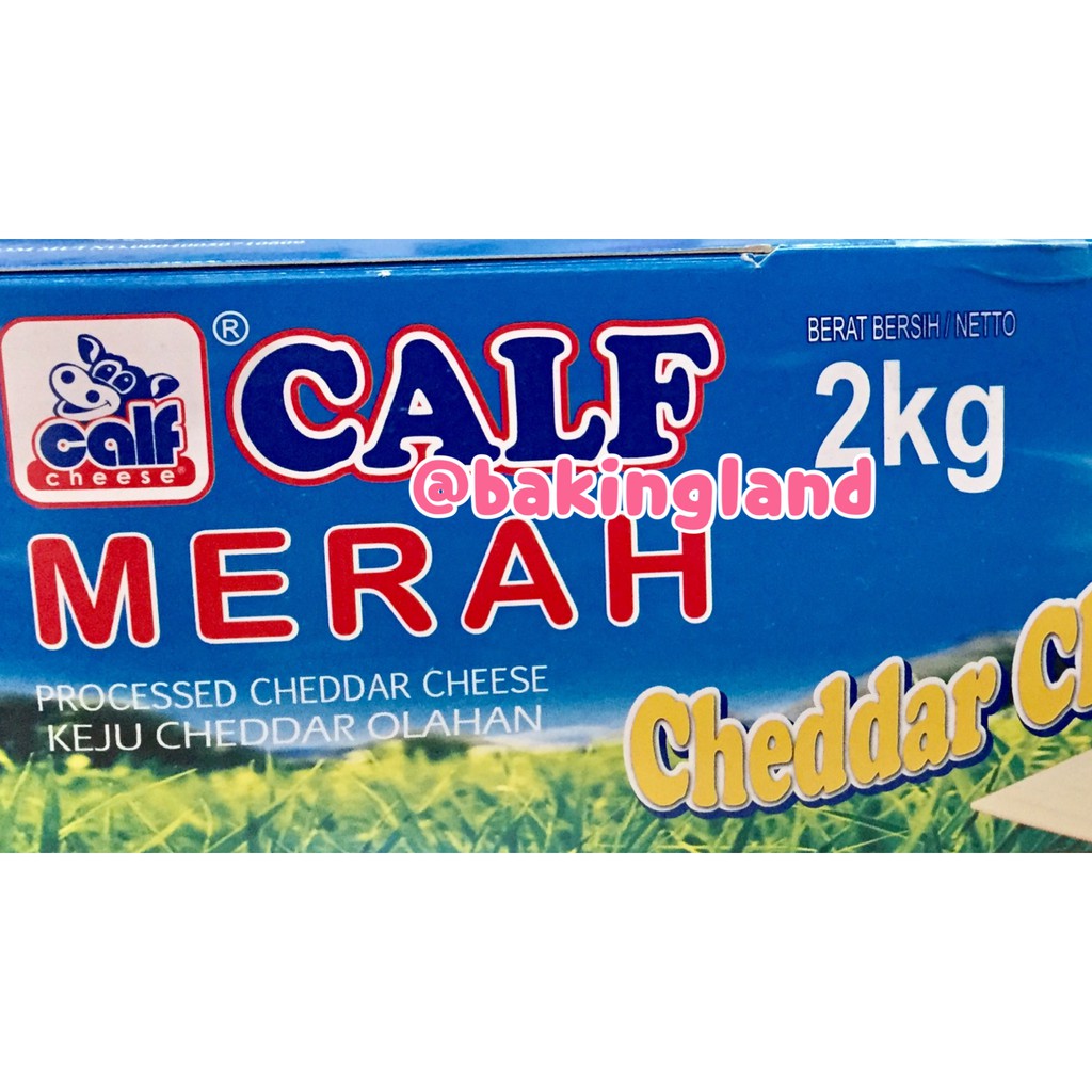 

Keju parut Cheddar CALF 2kg