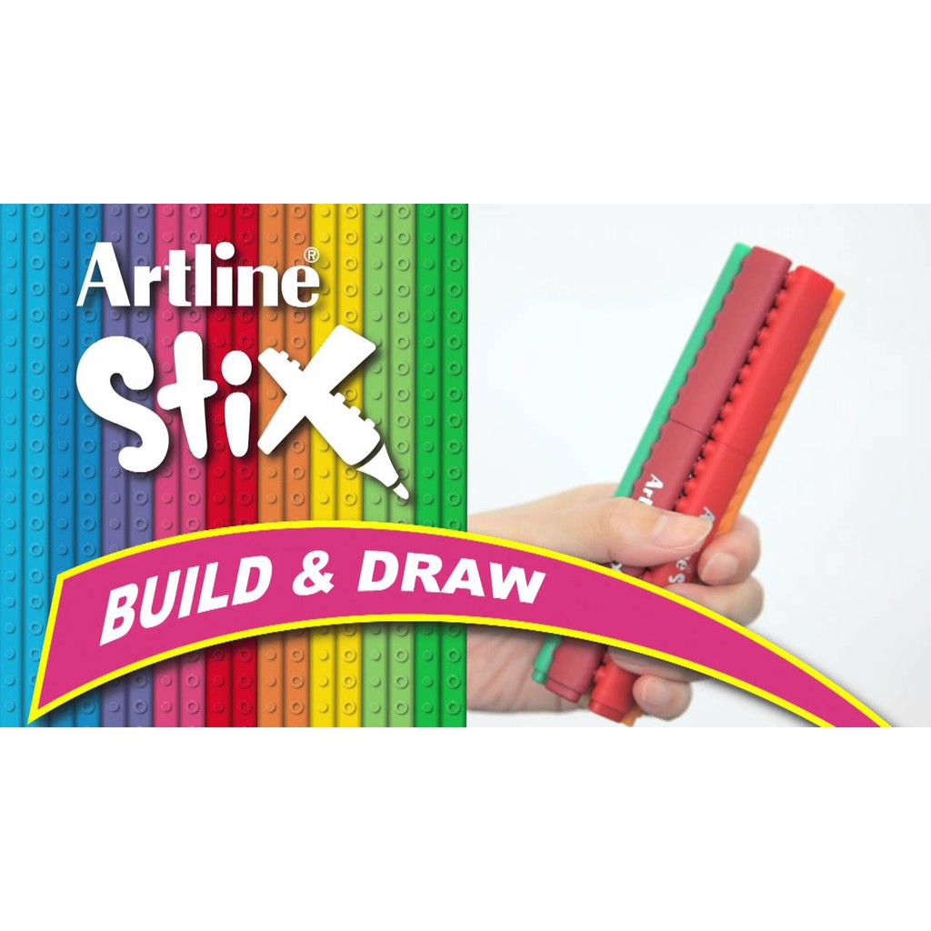 

Artline Stix Brush Marker / Coloring Brush Satuan Coloring Doodle Kaligrafi