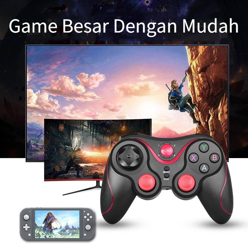 GEN GAME X3 Wireless Bluetooth Gamepad Controller Bracket (Hitam)