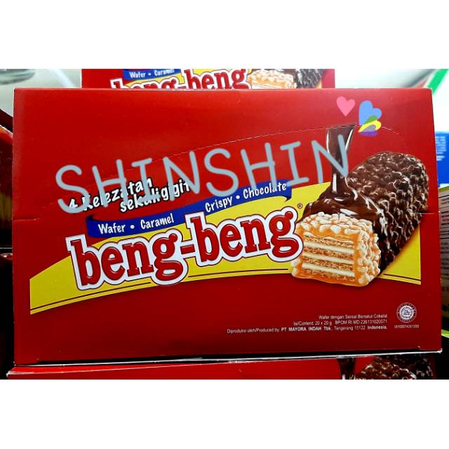 

Beng-Beng Wafer Choklat isi 17pcs (kemasan baru)