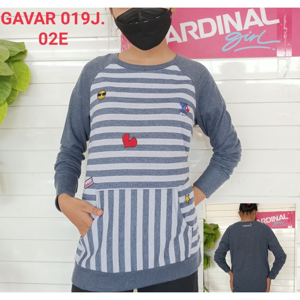 gof HG CARDINAL HODIE GIRL Sweater Cardinal Girl Outwear Atasan Perempuan Distro Original