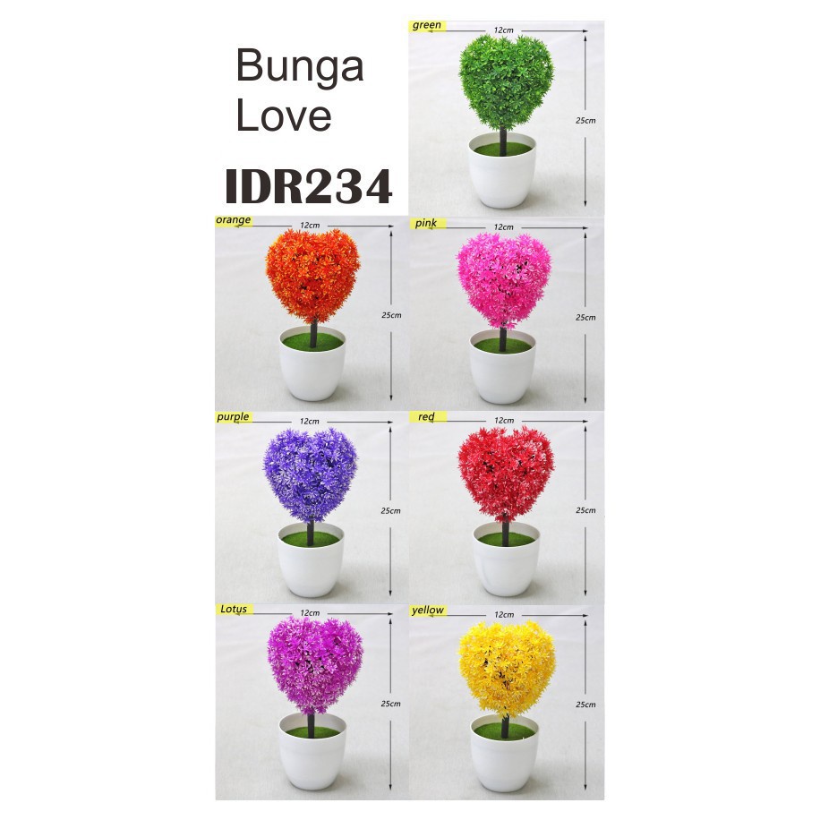 MurmerOfficial Ornamen Tanaman Hias Pot Bunga Artificial Daun Rambat Dekorasi Monstera Kering R233 R234 R238