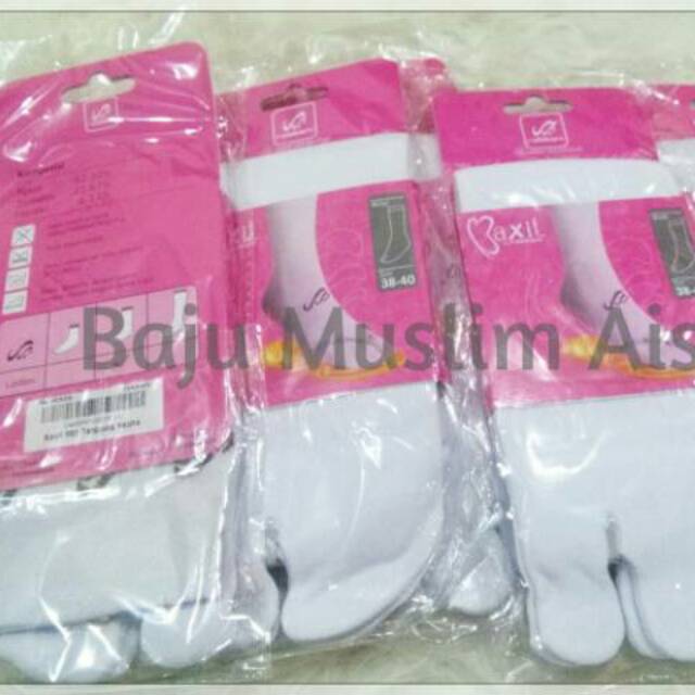 Rabbani Kaos Kaki Kaxit RB1 Tanggung Nazma Terob Jempol Polos School Socks Wanita Anak Sekolah