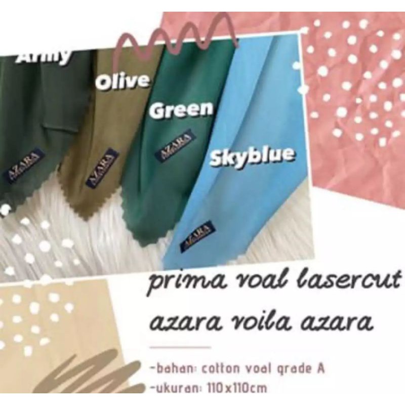 Hijab Segiempat Laser Cut Premium - Hijab Segiempat Laser Cut Azara - Hijab Segiempat Azara