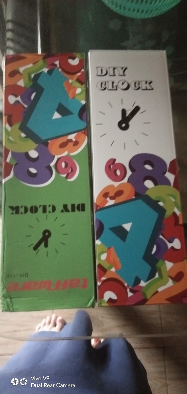 Jam Dinding Raksasa Diy 80-130cm Diameter - Diy 106