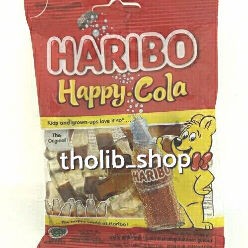 

Haribo happy cola ukuran kecil 80 gr