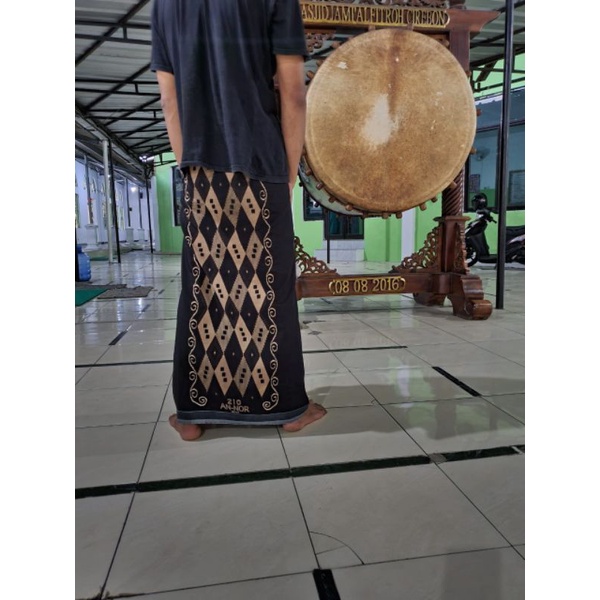 Aulia - sarung Polos Annur Tumpal Catur 100℅ Asli